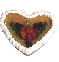 Cakes - Fruit Heart Cake