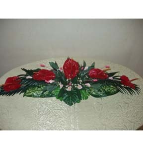 �������� ������ Composition of five anthuriums