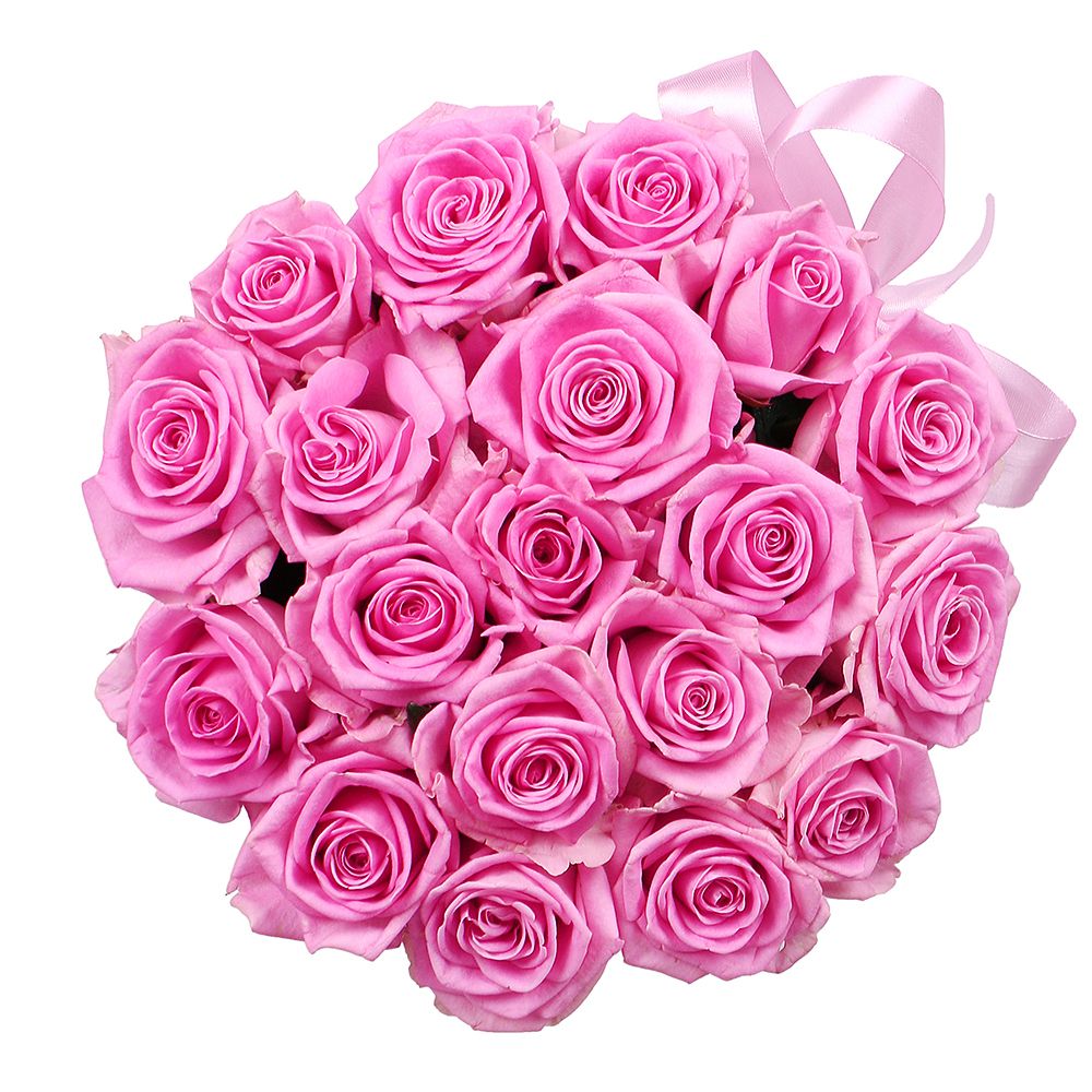 Bouquet Pink roses in a box
