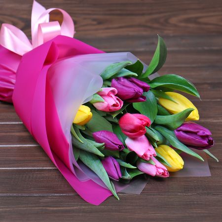 Bouquet 11 mix tulips