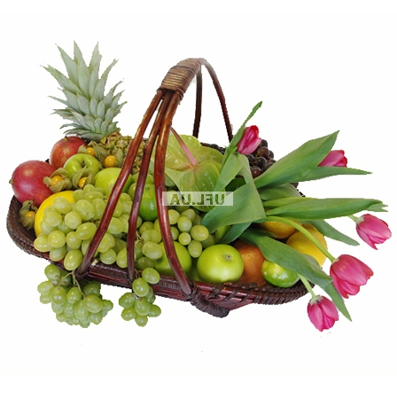 Bouquet Easter mini basket