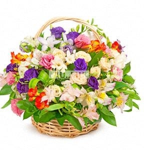 Bouquet Happiness in the basket