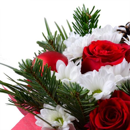 Bouquet Wintry+Chocolate Santa Claus