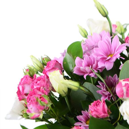 Pink bouquet of roses - fast worldwide shipping