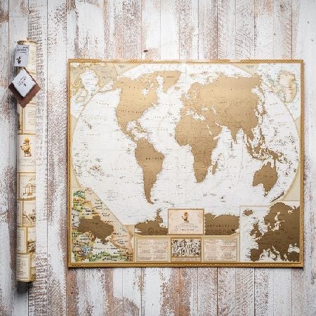 Order marvelous Scratch Map: My Antique Map with delivery