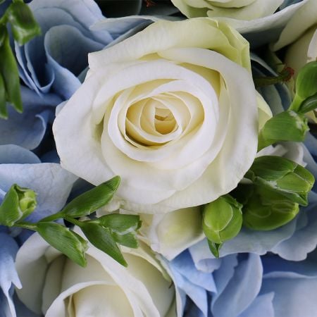 Blue bridal bouquet, blue bouquet, blue wedding bouquet, blue bouquet for bride, tender bridal bouqu