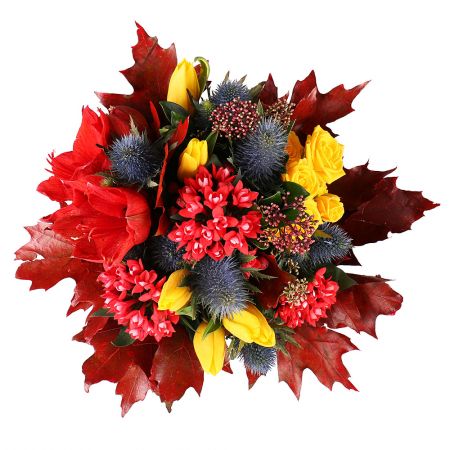Original autumn bouquet ''Fortune-Teller'' with delivery