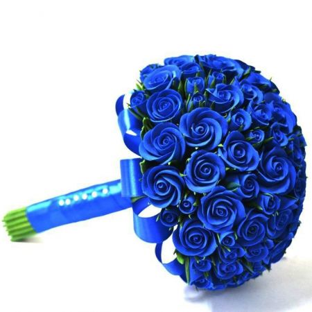 Bouquet Blue rose wedding bouquet