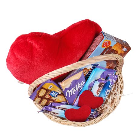 Product Sweet basket with heart