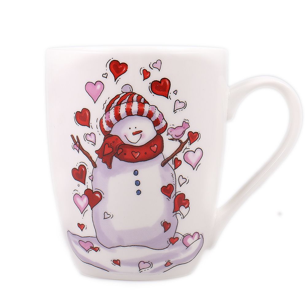 Product Christmas cup with a snowman