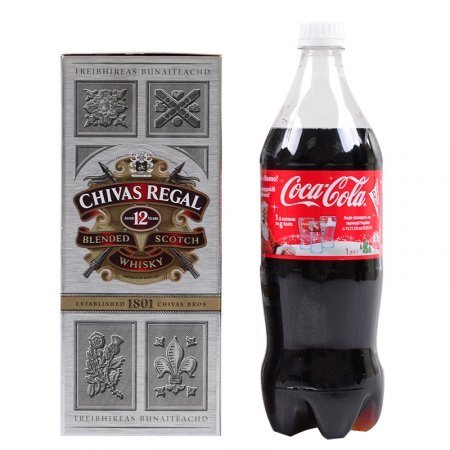 Product Whisky Chivas Regal (12 y.o.) 0.75 L + Coca-Cola
