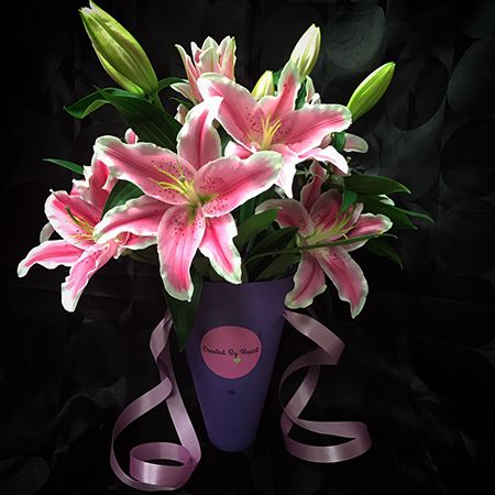 Bouquet Flower arrangement «Lilies»