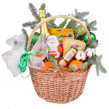 Product Basket under Christmas tree