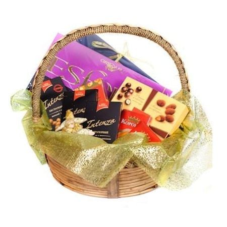 Basket of Chocolate, basket of sweets, basket of candies, sweet gift, order gifl delivery, chocolate