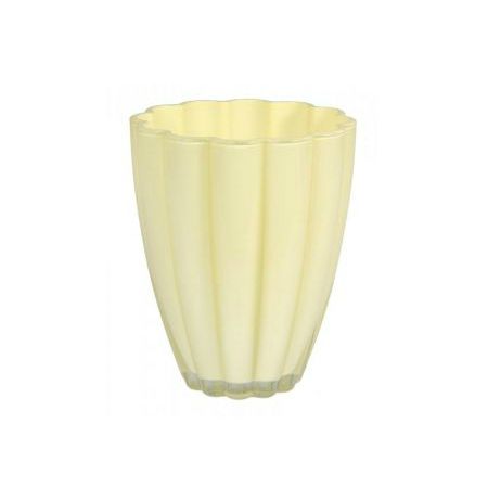 Cream colored planter for orchids with delivery