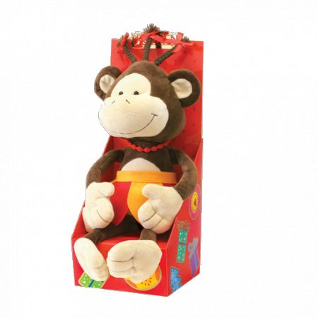 Order gift Set with soft toy - Monkey Lila with international delivery to any city