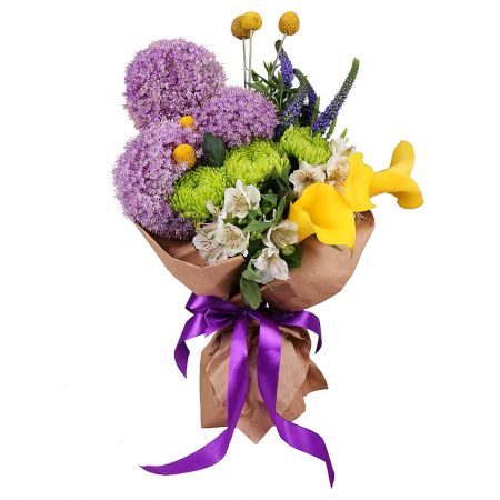 Rainbow bouquet, flower toy, flower snail, unusual bouquet, flower composition, bouquet for child, v