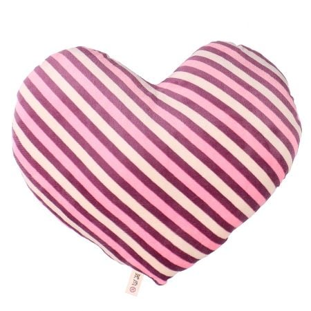 Product Pillow Striped Heart