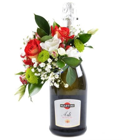 Product Champagne Asti Martini with flower decor