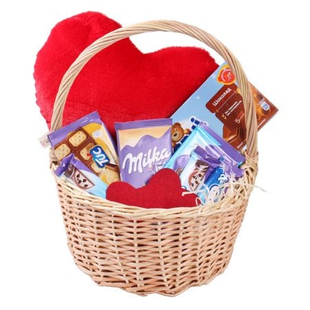 Product Sweet basket with heart