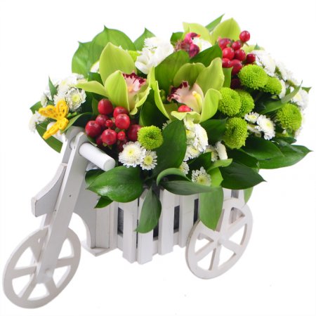 Bouquet Flower bicycle