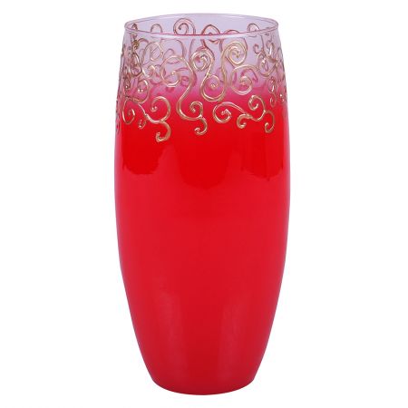 Buy red vase ''Bourbon'' with delivery